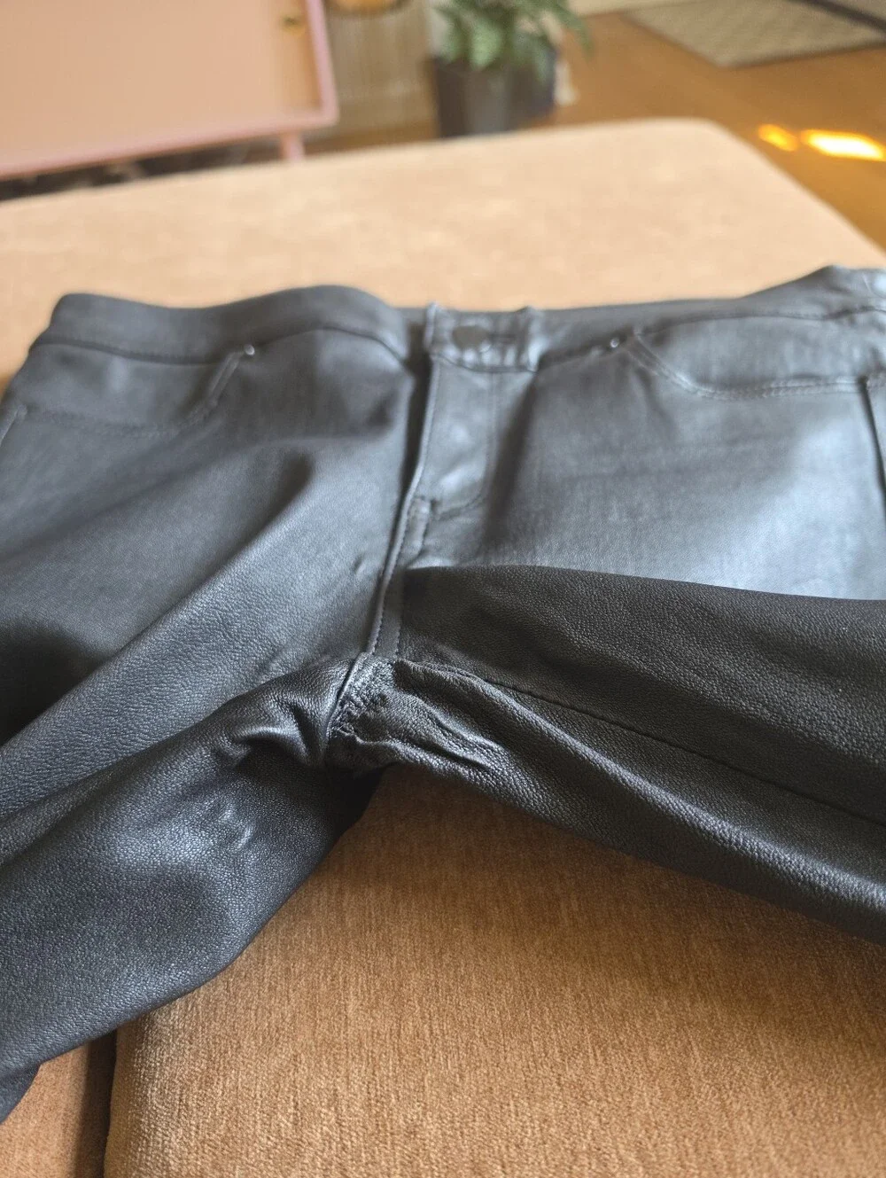 Cut25 By Yigal Azrouel 100% Leather Skinny Pants Black Sz 4